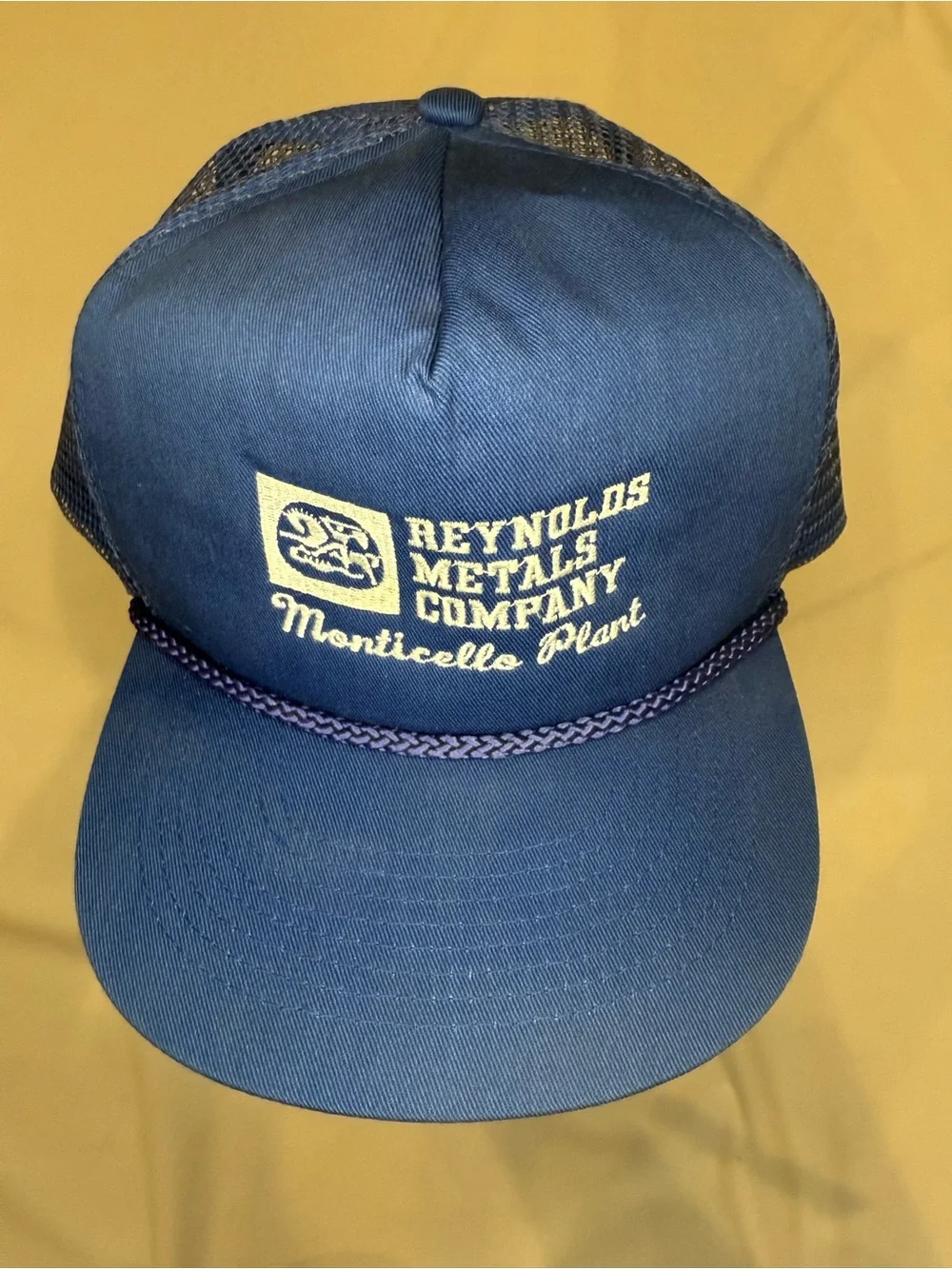 Vintage 1980s Reynolds Metals Monticello Trucker Hat Snapback Cobra Caps Rare